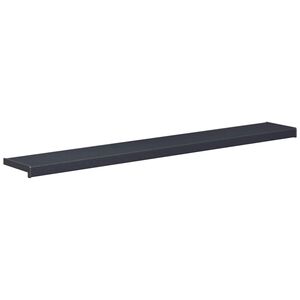 vidaXL Vindueskarm Anthracit med tr&aelig;struktur 120 x 20 x 4,5 cm PVC