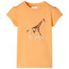 vidaXL T-shirt til b&oslash;rn str. 116 lys orange