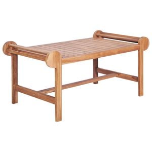 vidaXL sofabord 100 x 50 x 45 cm massivt teaktr&aelig;