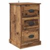 vidaXL Natskab Gammelt tr&aelig; 39 x 39 x 67,5 cm Konstrueret tr&aelig;