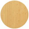 vidaXL bordplade &Oslash;90x1,5 cm bambus