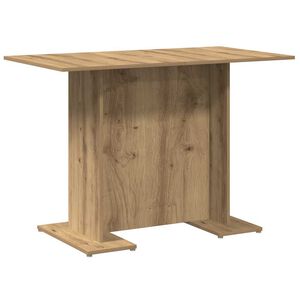vidaXL spisebord 110x60x75 cm konstrueret tr&aelig; kunsteg
