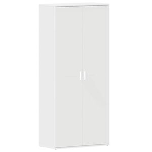 vidaXL Sko skab 80 x 39 x 178 cm Konstrueret tr&aelig; Hvid