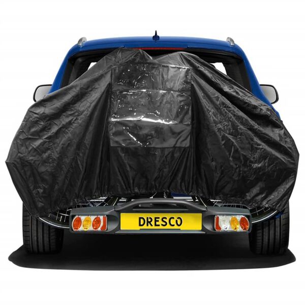 Dresco elastisk cykelovertræk til 2 cykler sort