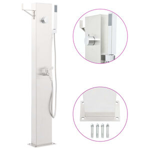 vidaXL bruses&oslash;jle til havebruser 110 cm rustfrit st&aring;l