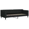 vidaXL daybed med udtræk 80x200 cm stof sort