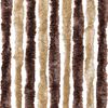 vidaXL insektgardin 90x200 cm chenille beige og lysebrun