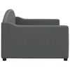 vidaXL daybed 90x200 cm stof m&oslash;rkegr&aring;