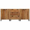 vidaXL Sideboard 3 pcs Brun 60 x 33 x 75 cm Massivt akacietr&aelig;
