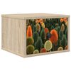 vidaXL V&aelig;gmonteret natbord ZAANDAM Sonoma-eg 36 x 33 x 25 cm