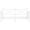 vidaXL daybed uden madras 100x190 cm stål hvid