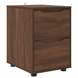 vidaXL Opbevaringsskab Brun eg 40 x 48 x 57 cm Konstrueret tr&aelig;