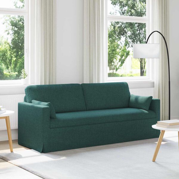 vidaXL Sofa 180cm M&oslash;rkegr&oslash;n Metal