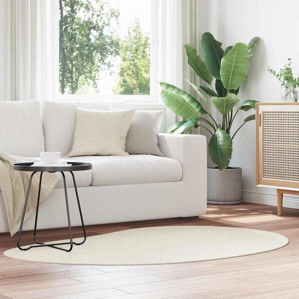 vidaXL Omr&aring;det&aelig;pper Creme 120 x 170 cm Polyester