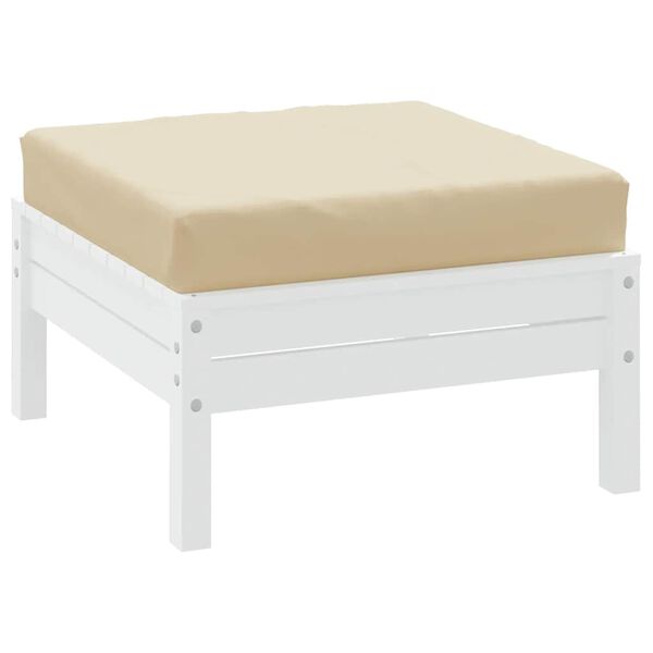 vidaXL pallehynde 60x60x8 cm oxfordstof beige