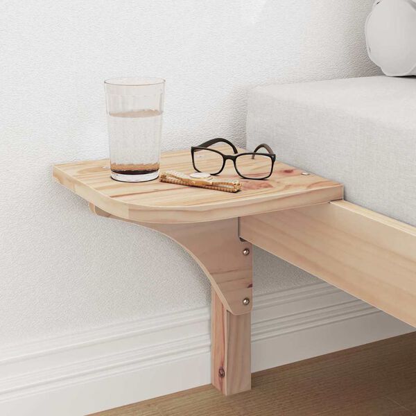 vidaXL Sengestel Naturfarvet 90 x 200 cm Massiv fyrretr&aelig;