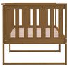 vidaXL daybed 100x200 cm massivt fyrretræ gyldenbrun