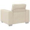 vidaXL Sofa Beige 100 x 80 x 82 cm Linned-blandet stof