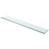 vidaXl hylder 2 stk. glaspanel 100 x 12 cm klar