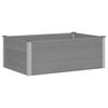 vidaXL forh&oslash;jet plantekasse 150x100x54 cm gr&aring; WPC