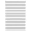 vidaXL zebragardin lysegr&aring; 100x150 cm stofbredde 95,9 cm polyester