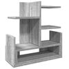 vidaXL hylde til skrivebord 49x20x52,5 cm konstrueret tr&aelig; gr&aring; sonoma