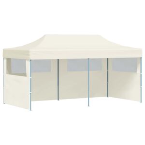 vidaXL Party Tent 291 x 580 x 315 cm Cremefarvet Oxford stof