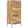 vidaXL kommode massivt mangotr&aelig; 45 x 35 x 106 cm