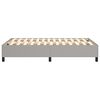 vidaXL Boxspring sengeramme Lysegrå 120x200 cm Stof