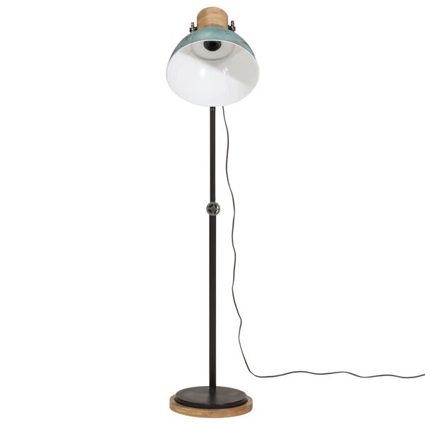 vidaXL gulvlampe 25 W 30x30x100-150 cm E27 rustik bl&aring;