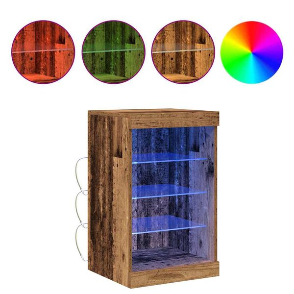 vidaXL Sideboard Gammelt træ 41 x 37 x 67 cm Konstrueret træ