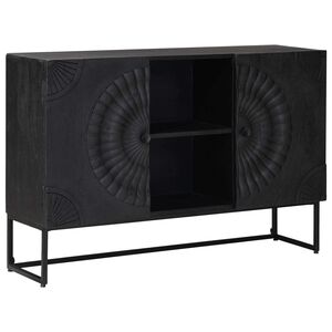 vidaXL Sideboard Sort 105 x 30 x 68 cm