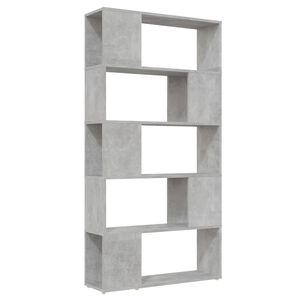vidaXL bogreol/rumdeler 80x24x155 cm konstrueret tr&aelig; betongr&aring;