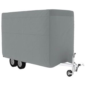 vidaXL hestetrailerovertr&aelig;k 376x168x240 cm ikke-v&aelig;vet stof gr&aring;