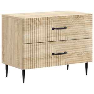 vidaXL Natskab Sonoma-eg 62 x 34,5 x 47,5 cm Konstrueret tr&aelig;