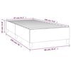 vidaXL Boxspring sengeramme 90x190 cm stof cremefarvet