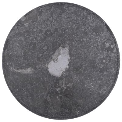 vidaXL bordplade Ø60x2,5 cm marmor grå
