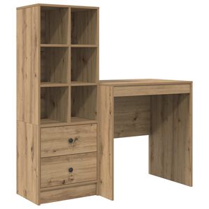 vidaXL Bord Artisan Egetr&aelig; 115,5 x 50 x 127 cm 2 stk.