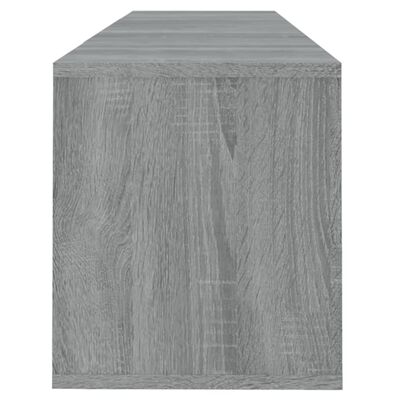 vidaXL tv-bord 120x30x40,5 cm konstrueret træ grå sonoma-eg