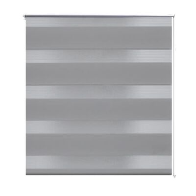 Rullegardin i zebradesign 60 x 120 cm grå