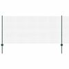 vidaXL Svejsede tr&aring;dhegn med stolper 100 x 1 m PVC-belagt st&aring;l Gr&oslash;n