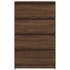 vidaXL kommode 60x35x98,5 cm konstrueret tr&aelig; brun egetr&aelig;sfarve