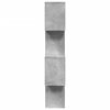 vidaXL bogreol/rumdeler 70x24x129cm 4niveauer konstrueret tr&aelig; betongr&aring;