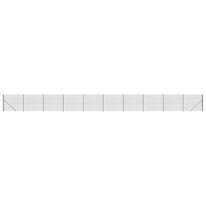 vidaXL tr&aring;dhegn med flange 1,6x25 m antracitgr&aring;