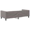 vidaXL daybed 90x200 cm stof gråbrun