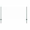 vidaXL Sekskantet hegn med stolpe 25 x 1 m PVC-belagt st&aring;l Gr&oslash;n Mesh