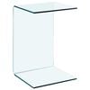 vidaXL sidebord 40x40x60 cm h&aelig;rdet glas