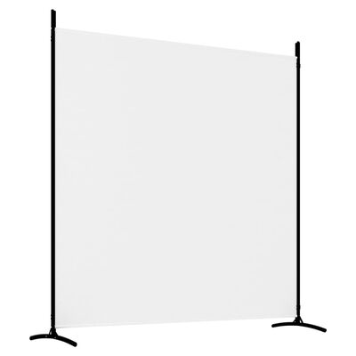 vidaXL 3-panels rumdeler 525x180 cm stof hvid