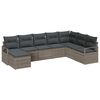 vidaXL Sofa S&aelig;t 8 stk. Gr&aring; polyrattan