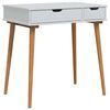 vidaxl Kl&aelig;deskab FAUSKE Hvid 76 x 50 x 78 cm